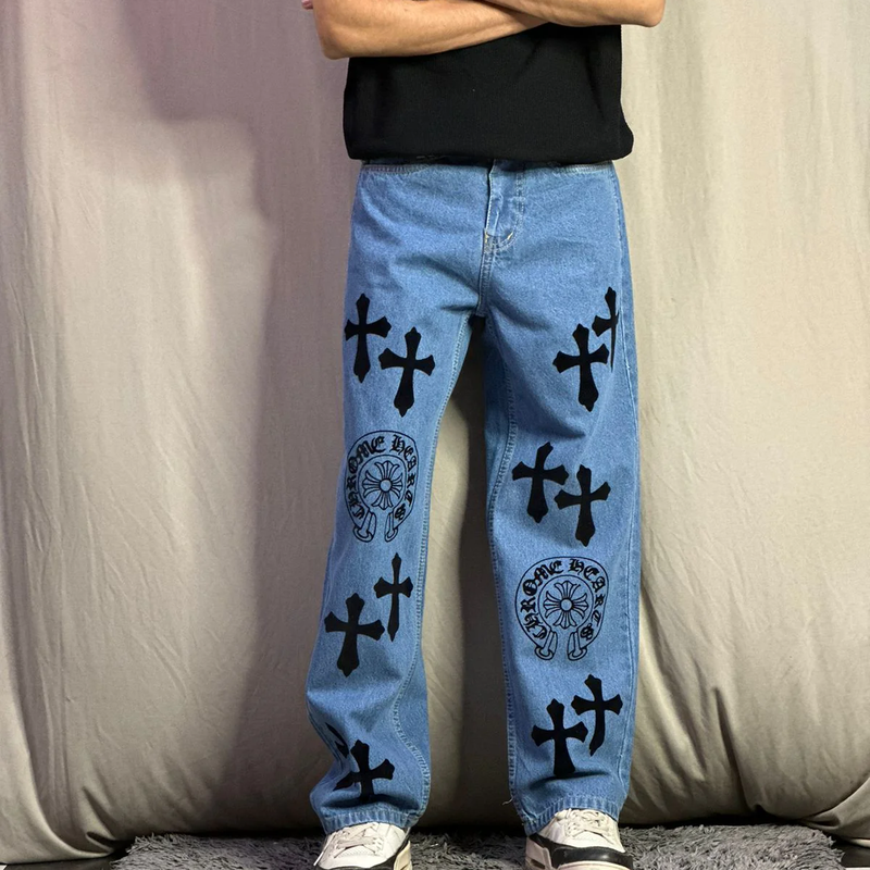 Authentic Cross Sky Blue Denim