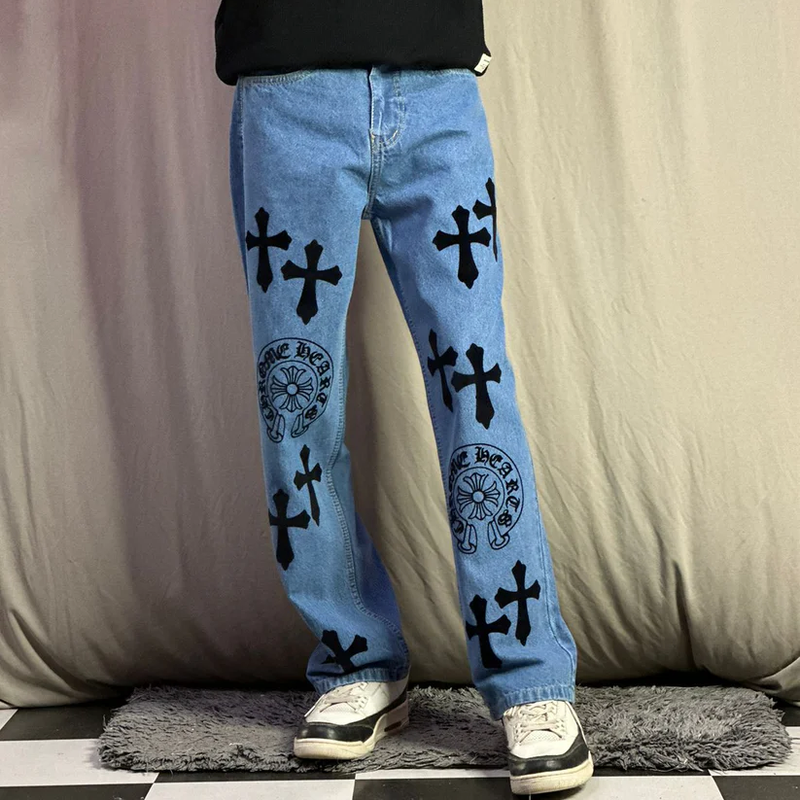 Authentic Cross Sky Blue Denim