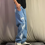 Hardcore Blue Straight Fit Denim Jeans