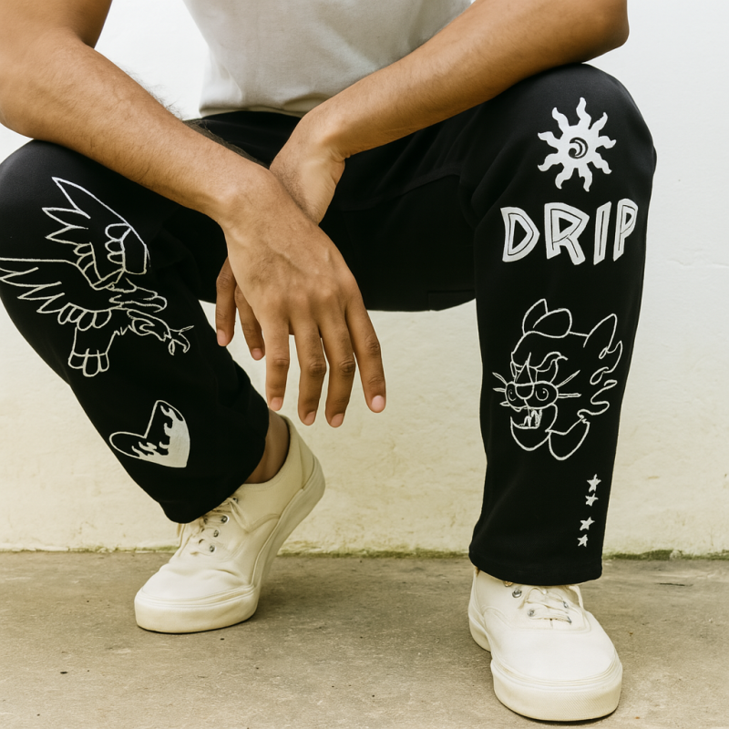 Men's Drip Full Print