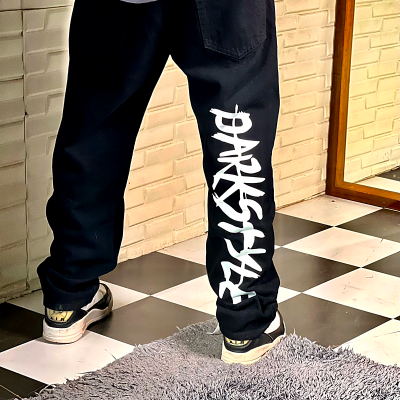 Darkstkyle Z BLack Baggy Jeans For Men