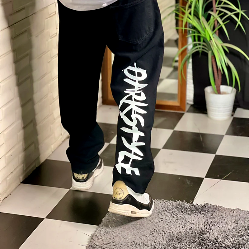 Darkstkyle Z BLack Baggy Jeans For Men