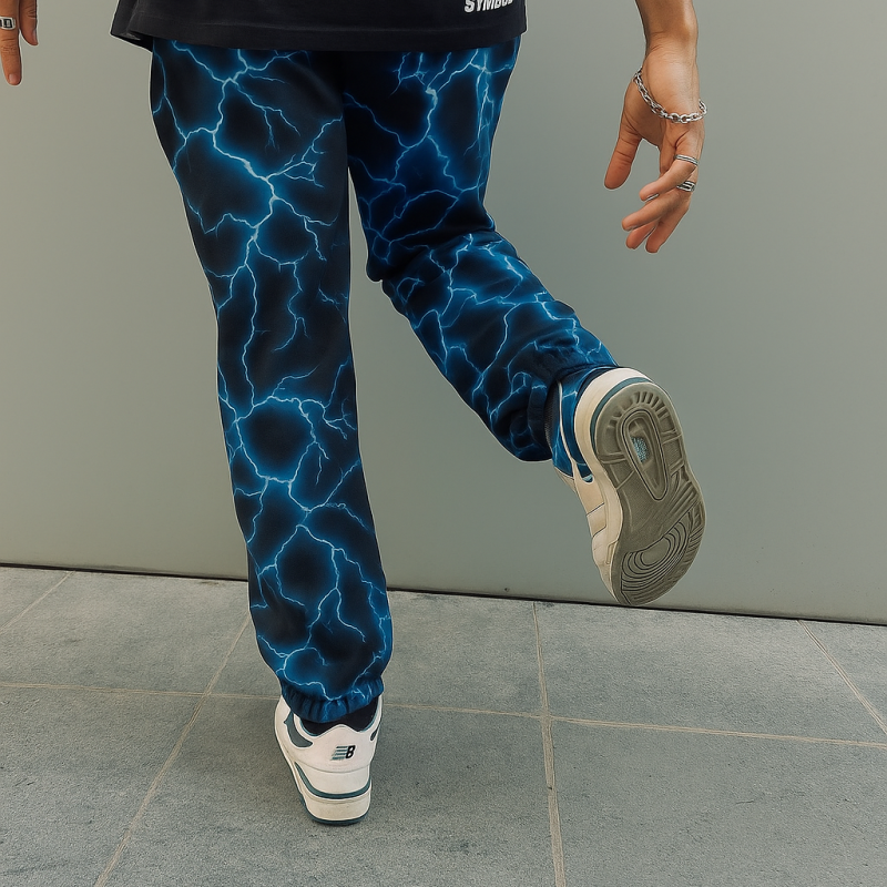 Thunderstrike Joggers — Electric Blue