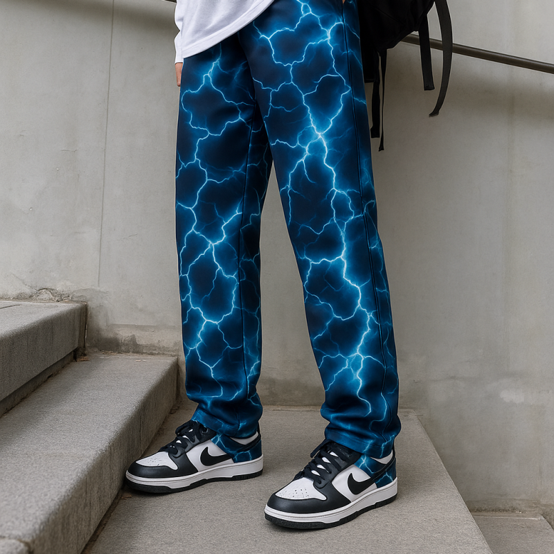 Thunderstrike Joggers — Electric Blue